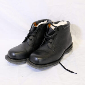British Army issued black leather drill boots