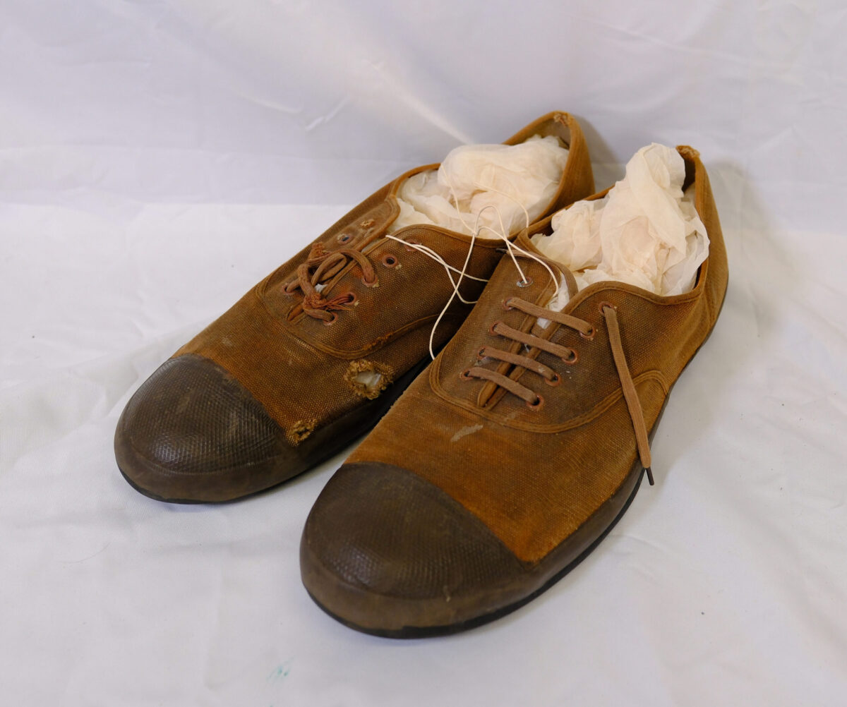 British Army issued physical training canvas trainers British Army issued physical training canvas trainers