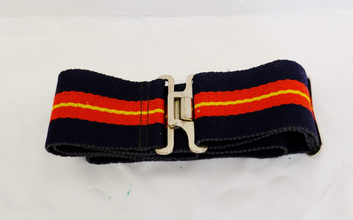 Royal Anglian Regiment stable belt with metal clasp Royal Anglian Regiment stable belt with metal clasp