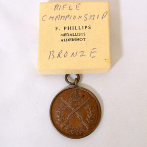Essex Regiment Skill at arms medal Rifle Championship Bronze 