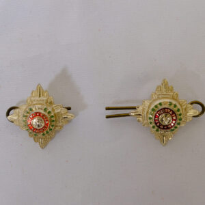 Essex Regiment Collar Officers pips for uniform Essex Regiment Collar Officers pips for uniform