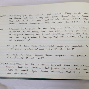 4th Battalion Royal Anglian Regiment Battalion log book from 1973