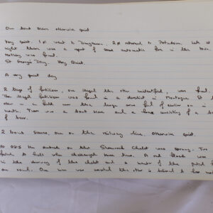4th Battalion Royal Anglian Regiment Battalion log book from 1973