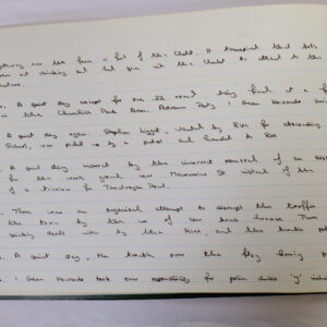 4th Battalion Royal Anglian Regiment Battalion log book from 1973
