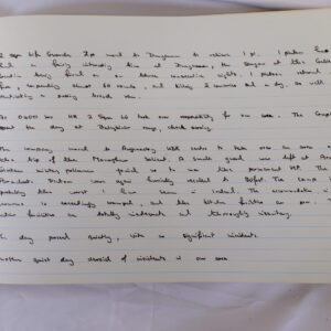 4th Battalion Royal Anglian Regiment Battalion log book from 1973