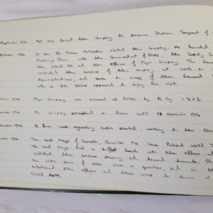 4th Battalion Royal Anglian Regiment Battalion log book from 1973 4th Battalion Royal Anglian Regiment Battalion log book from 1973