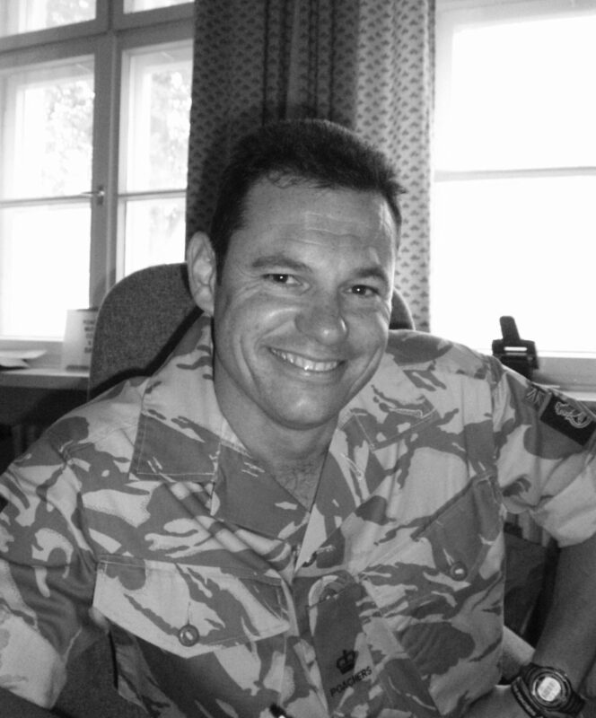 Lieutenant Colonel JJ Warwood Hart Royal Anglian Regiment