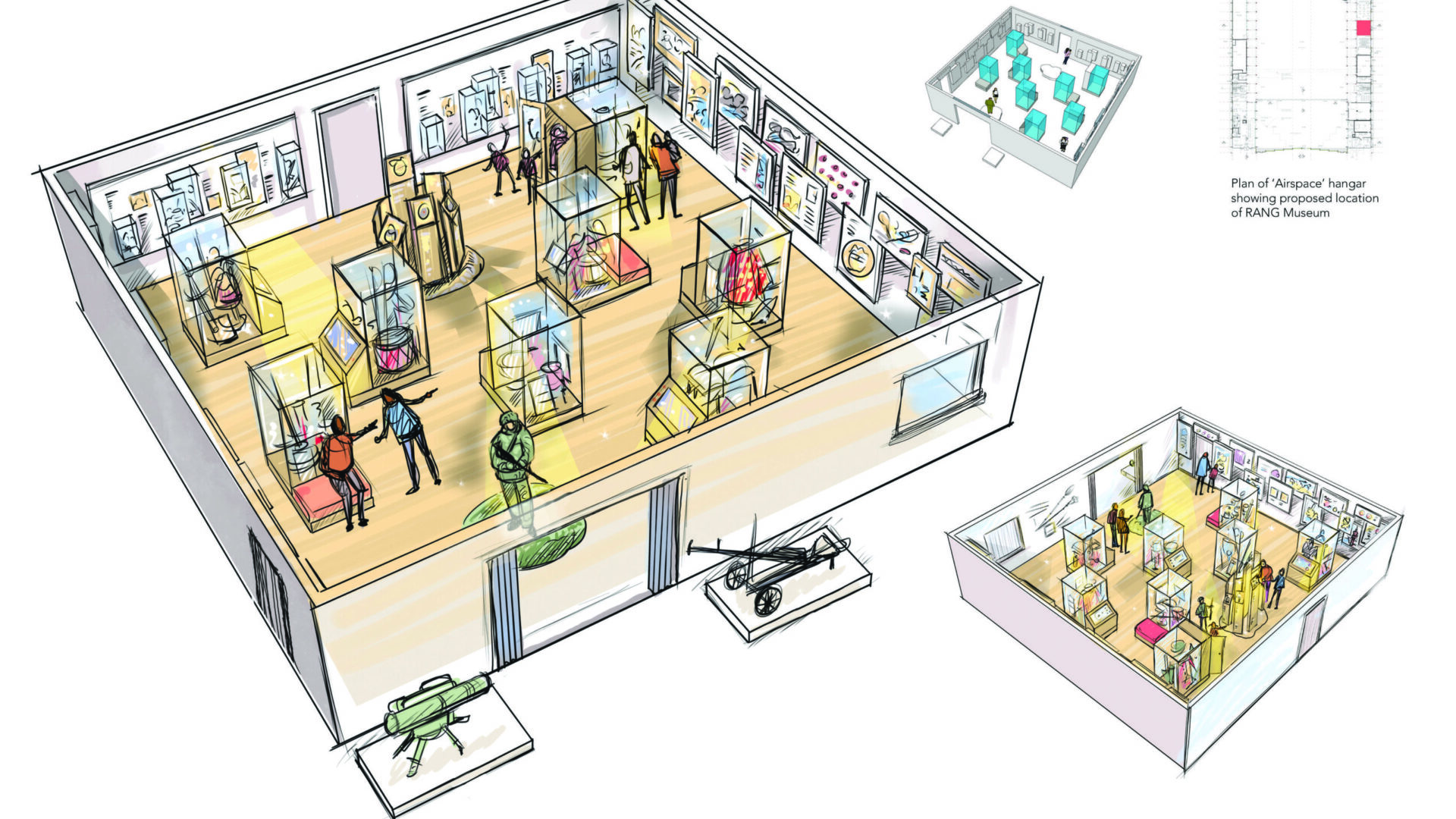 Proposed new Royal Anglian Regiment museum layout