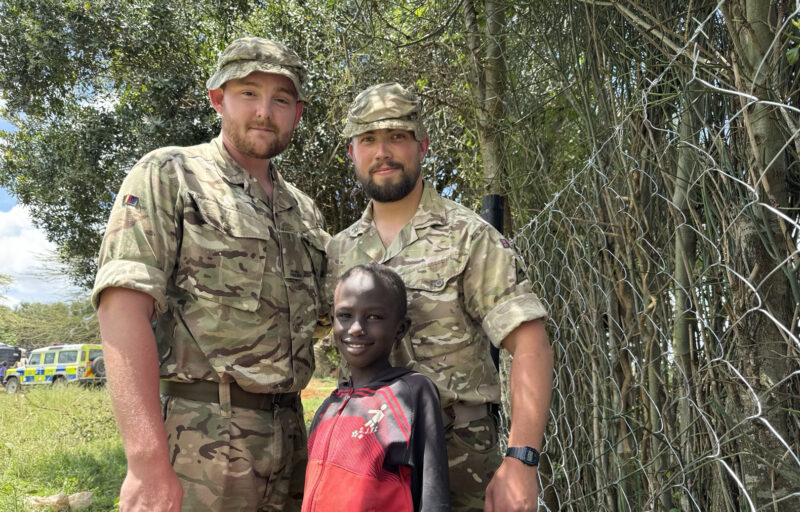 Supporting Orphans in Kenya during a deployment