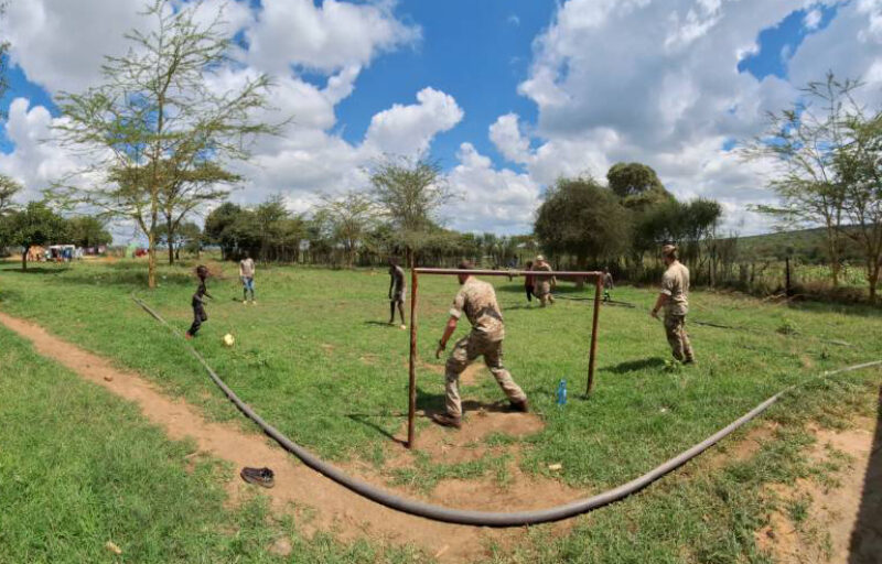 Supporting Orphans in Kenya during a deployment