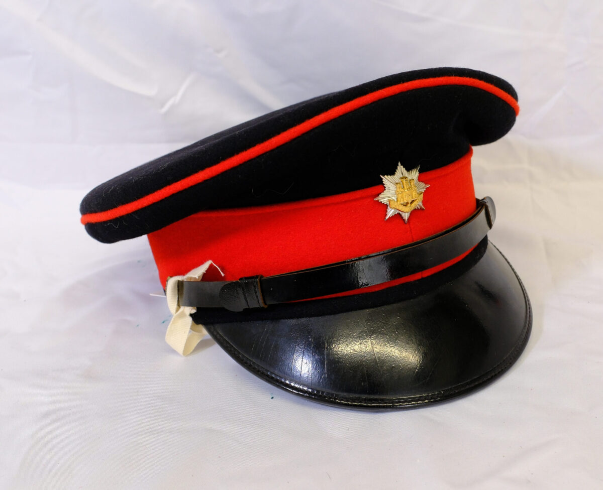 British Army Officers Cap with Royal Anglian Regiment