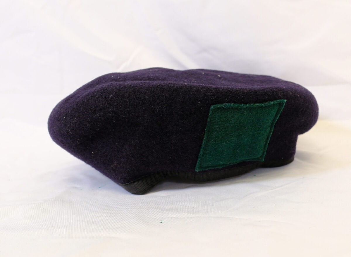 Black Beret with Green Patch. Northern Ireland. Black Beret with Green Patch. Northern Ireland.