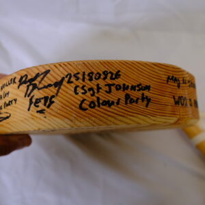 Signed by various members of the 2nd Battalion Royal Anglian Regiment
