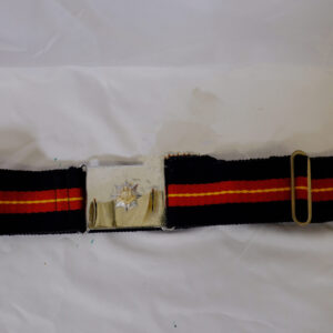 Royal Anglian Stable belt with silver buckle