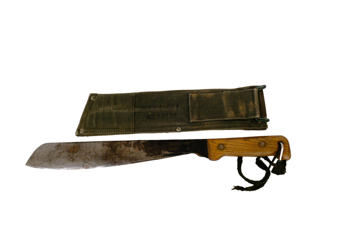 Machete Knife and canvas sheath