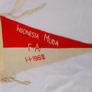 Flag marked Indonesia F A 1-1 -1962