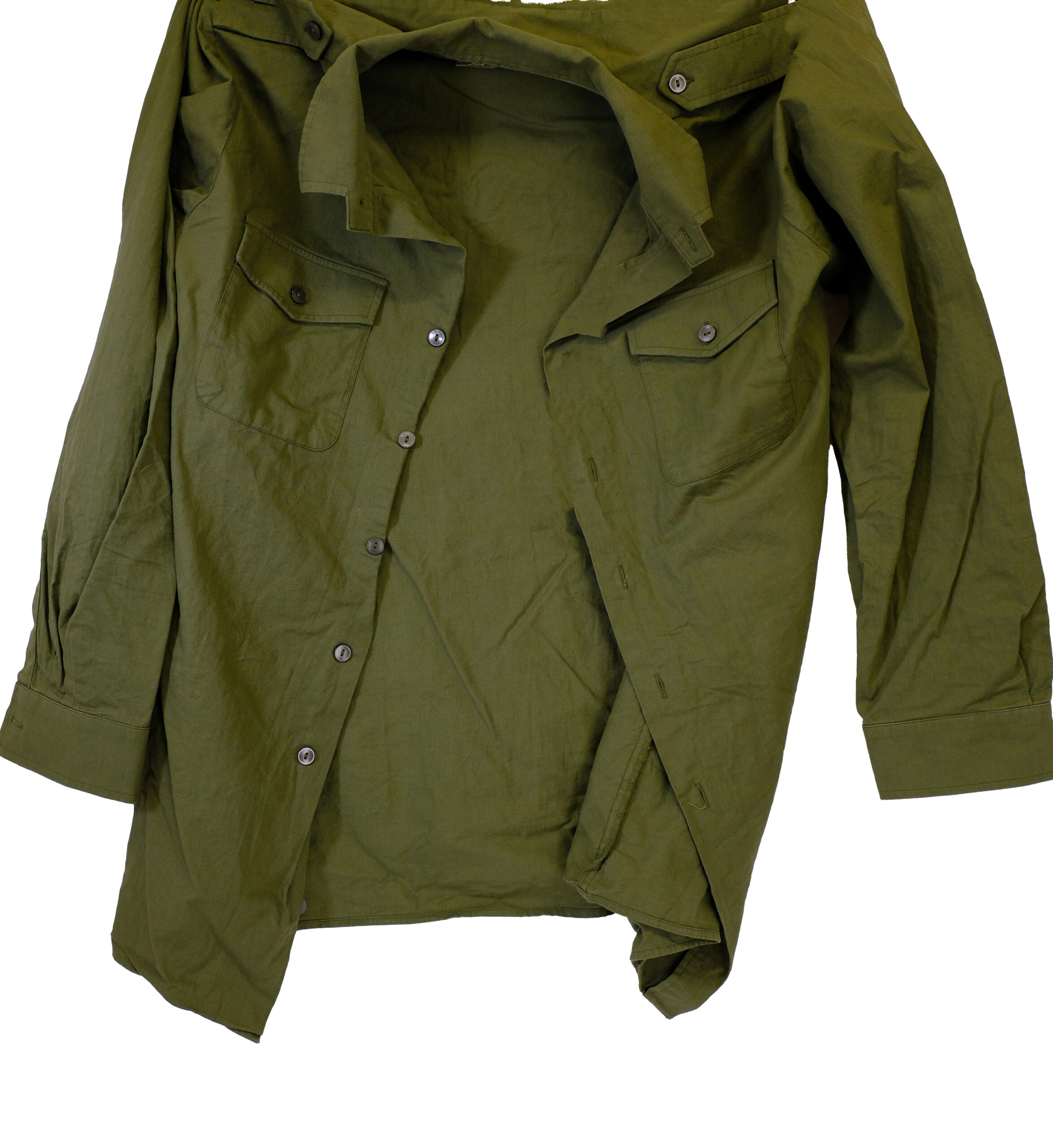 Military Green Cotton Shirt