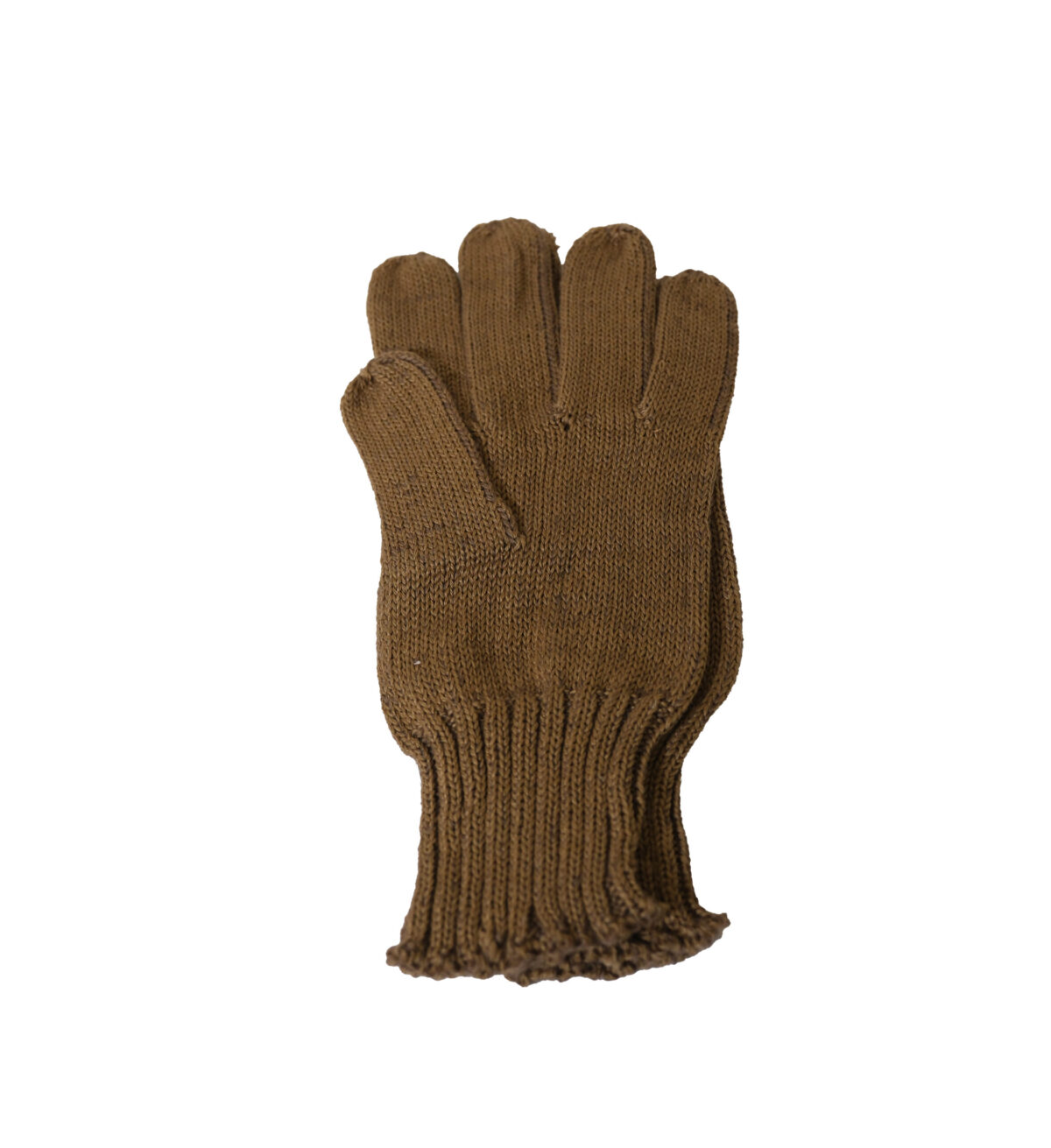 British Army woollen gloves brown