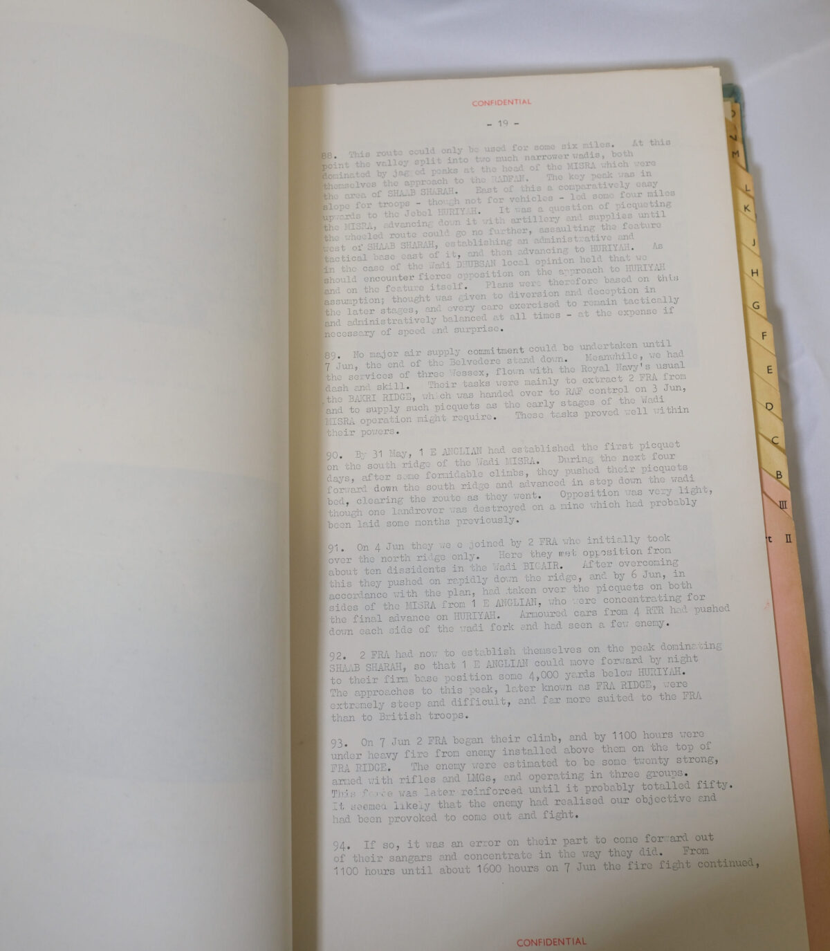 Operations in Radfan 1964 operations guide notes - 14 Apr - 30 Jun 1964, Royal Anglian Regiment Operations in Radfan 1964 operations guide notes - 14 Apr - 30 Jun 1964, Royal Anglian Regiment