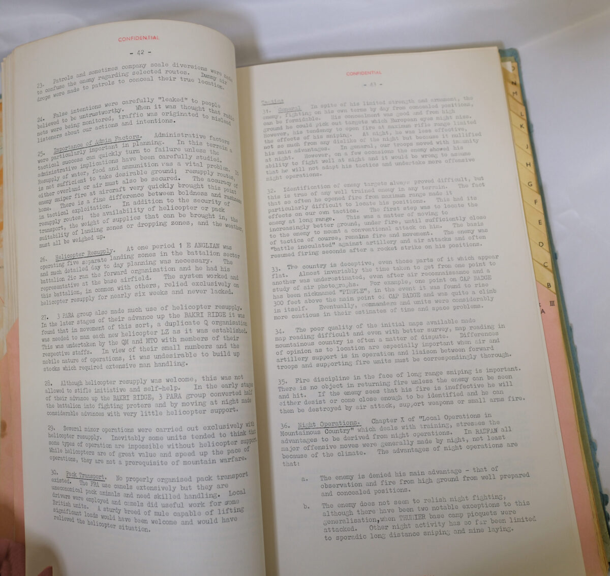 Operations in Radfan 1964 operations guide notes - 14 Apr - 30 Jun 1964, Royal Anglian Regiment Operations in Radfan 1964 operations guide notes - 14 Apr - 30 Jun 1964, Royal Anglian Regiment