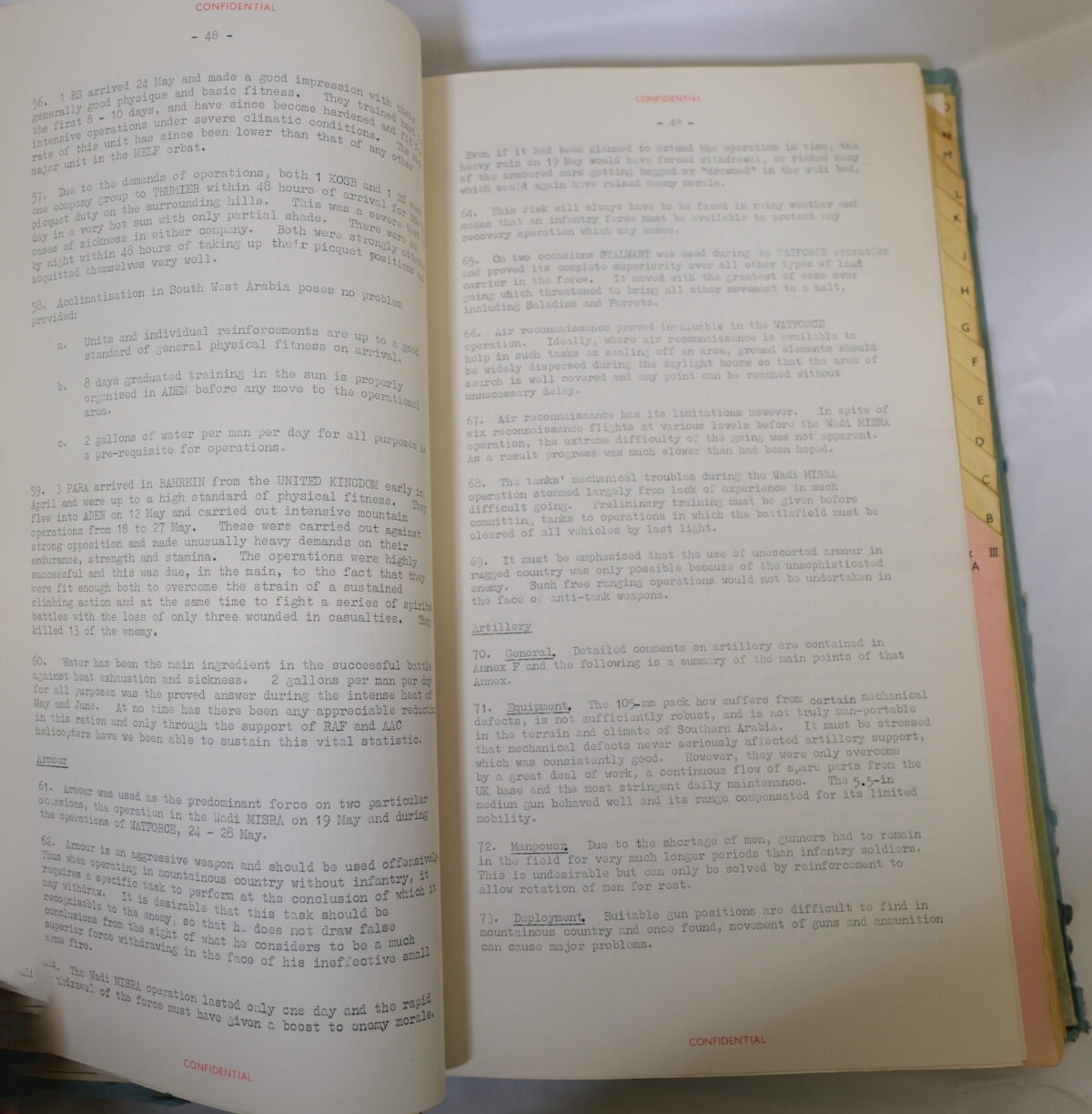Operations in Radfan 1964 operations guide notes - 14 Apr - 30 Jun 1964, Royal Anglian Regiment Operations in Radfan 1964 operations guide notes - 14 Apr - 30 Jun 1964, Royal Anglian Regiment