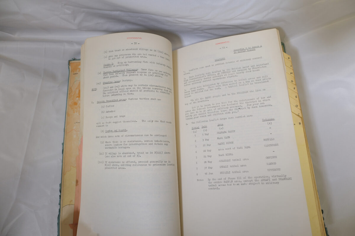 Operations in Radfan 1964 operations guide notes - 14 Apr - 30 Jun 1964, Royal Anglian Regiment Operations in Radfan 1964 operations guide notes - 14 Apr - 30 Jun 1964, Royal Anglian Regiment