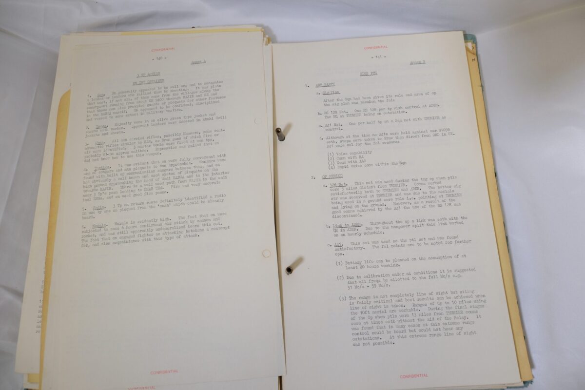 Operations in Radfan 1964 operations guide notes - 14 Apr - 30 Jun 1964, Royal Anglian Regiment Operations in Radfan 1964 operations guide notes - 14 Apr - 30 Jun 1964, Royal Anglian Regiment