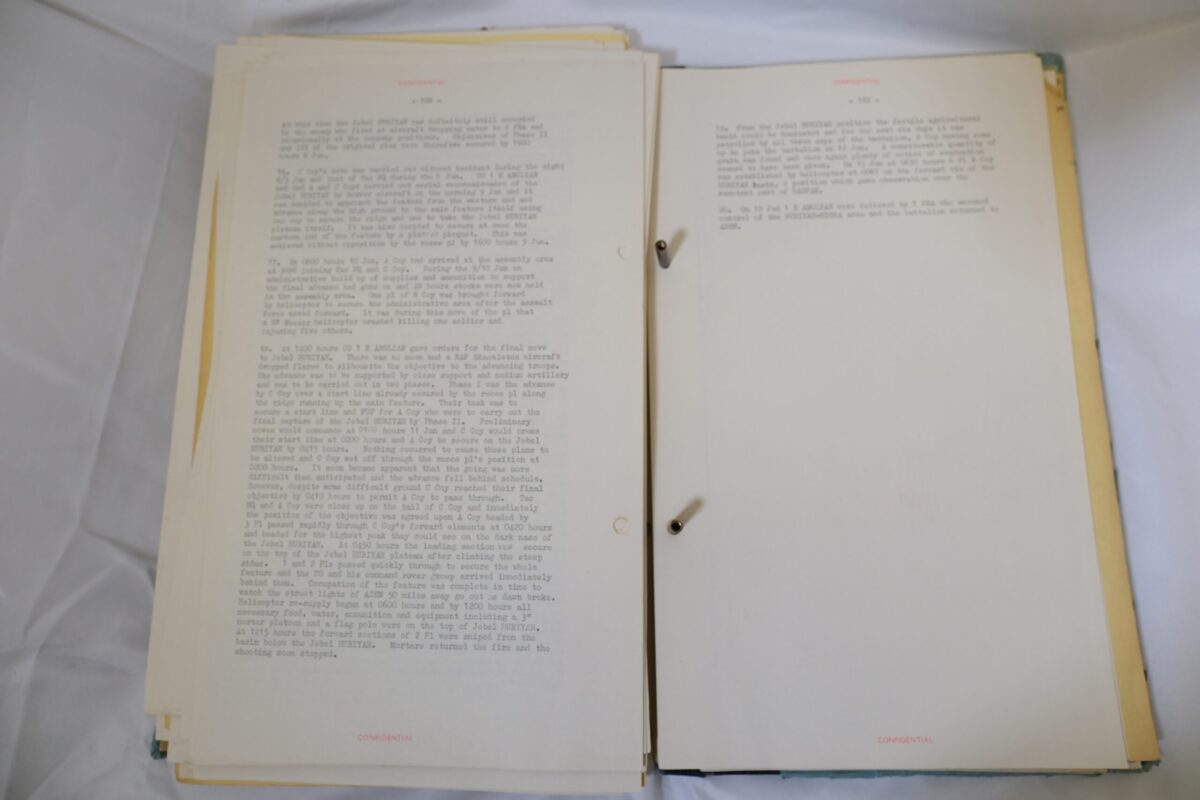 Operations in Radfan 1964 operations guide notes - 14 Apr - 30 Jun 1964, Royal Anglian Regiment Operations in Radfan 1964 operations guide notes - 14 Apr - 30 Jun 1964, Royal Anglian Regiment