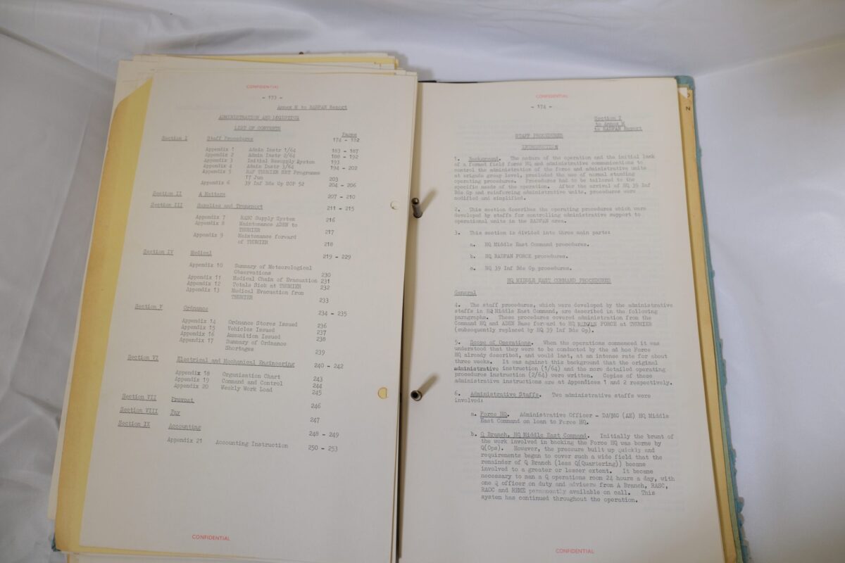 Operations in Radfan 1964 operations guide notes - 14 Apr - 30 Jun 1964, Royal Anglian Regiment Operations in Radfan 1964 operations guide notes - 14 Apr - 30 Jun 1964, Royal Anglian Regiment