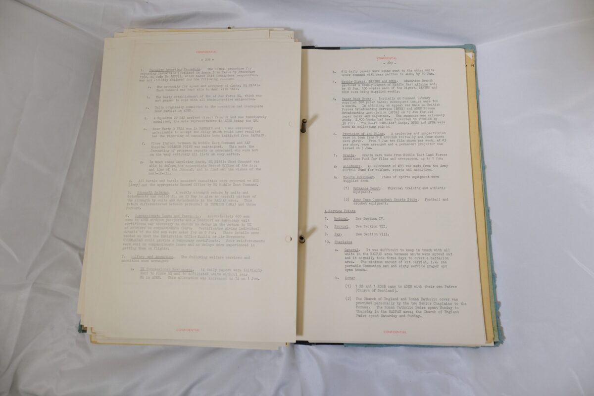 Operations in Radfan 1964 operations guide notes - 14 Apr - 30 Jun 1964, Royal Anglian Regiment Operations in Radfan 1964 operations guide notes - 14 Apr - 30 Jun 1964, Royal Anglian Regiment