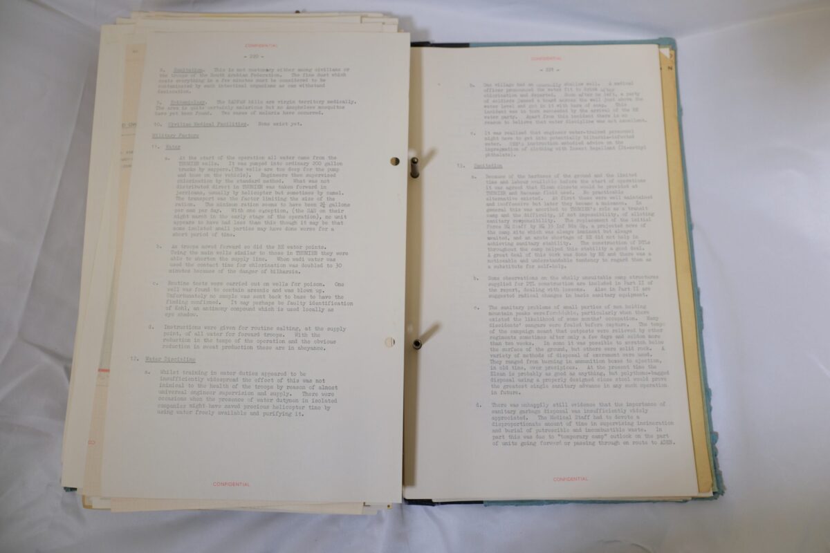 Operations in Radfan 1964 operations guide notes - 14 Apr - 30 Jun 1964, Royal Anglian Regiment Operations in Radfan 1964 operations guide notes - 14 Apr - 30 Jun 1964, Royal Anglian Regiment