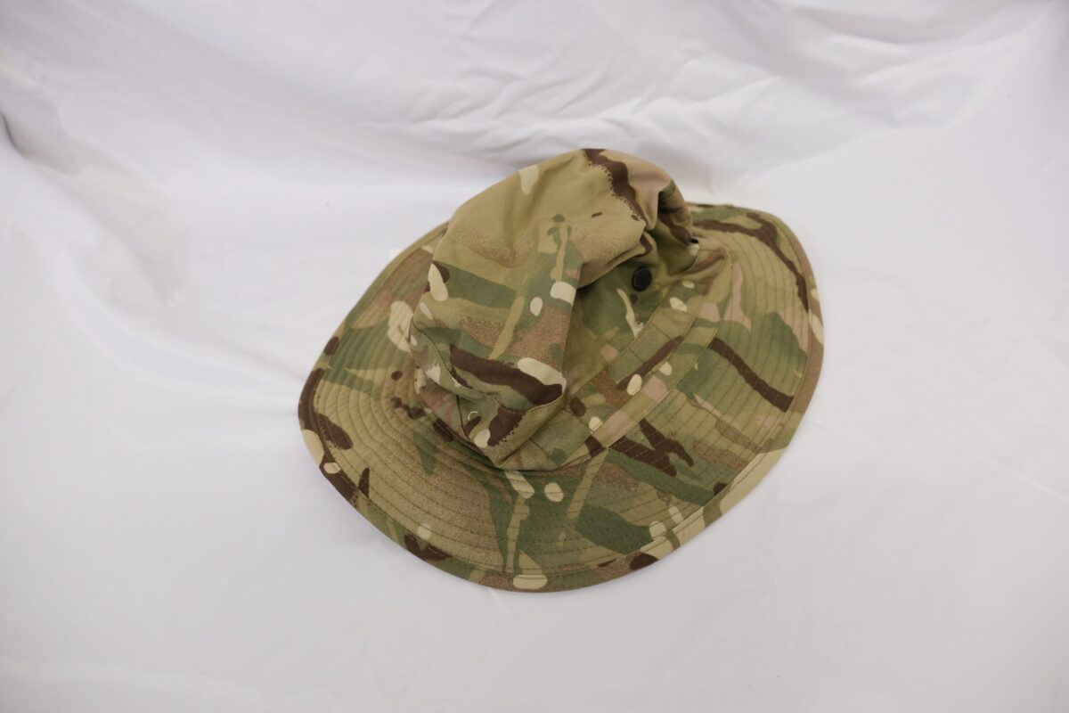 British Army Bush Hat. Boonie. Multicam. Wide Brim. MTP Tropical British Army Bush Hat. Boonie. Multicam. Wide Brim. MTP Tropical