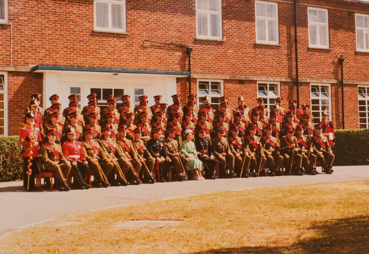 Deputy Colonel in Chief with the Warrant Officers' and Sergeants' Mess in 1987 Deputy Colonel in Chief with the Warrant Officers' and Sergeants' Mess in 1987