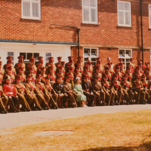 Deputy Colonel in Chief with the Warrant Officers' and Sergeants' Mess in 1987 Deputy Colonel in Chief with the Warrant Officers' and Sergeants' Mess in 1987