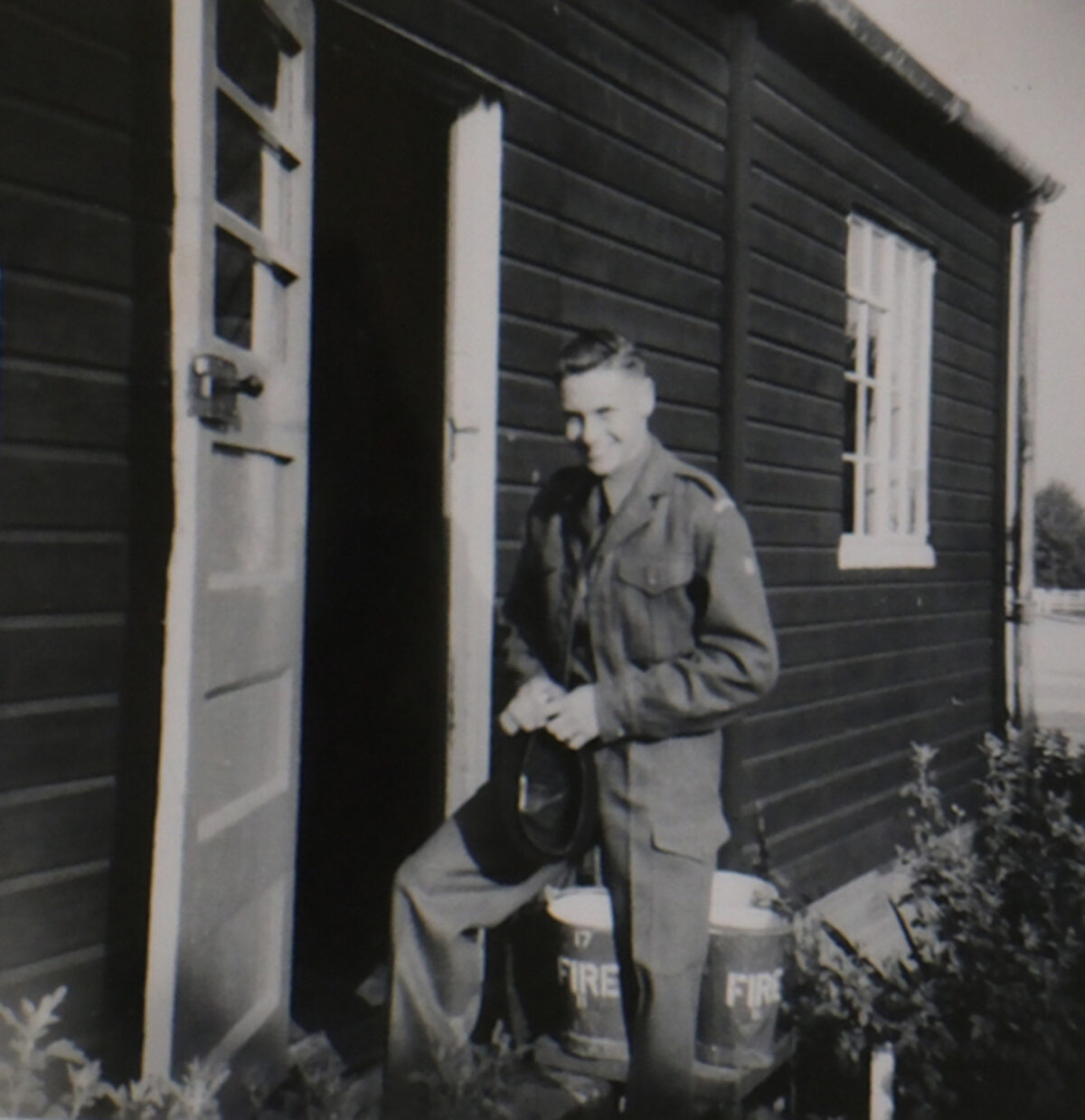 Private Ken Reeve at Bury HQ Depot Private Ken Reeve at Bury HQ Depot
