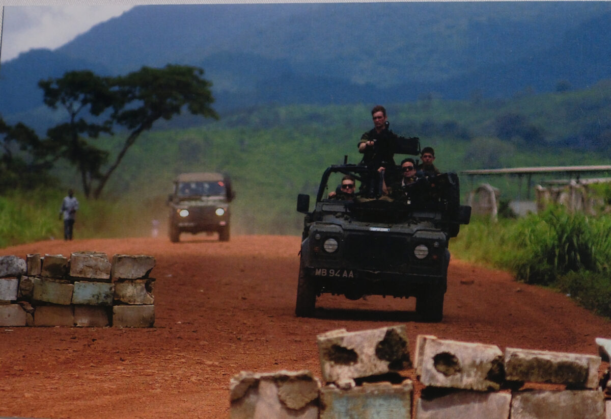 Royal Anglian Regiment Patrol in Sierra Leone - Corporal Harris as Commander Royal Anglian Regiment Patrol in Sierra Leone - Corporal Harris as Commander