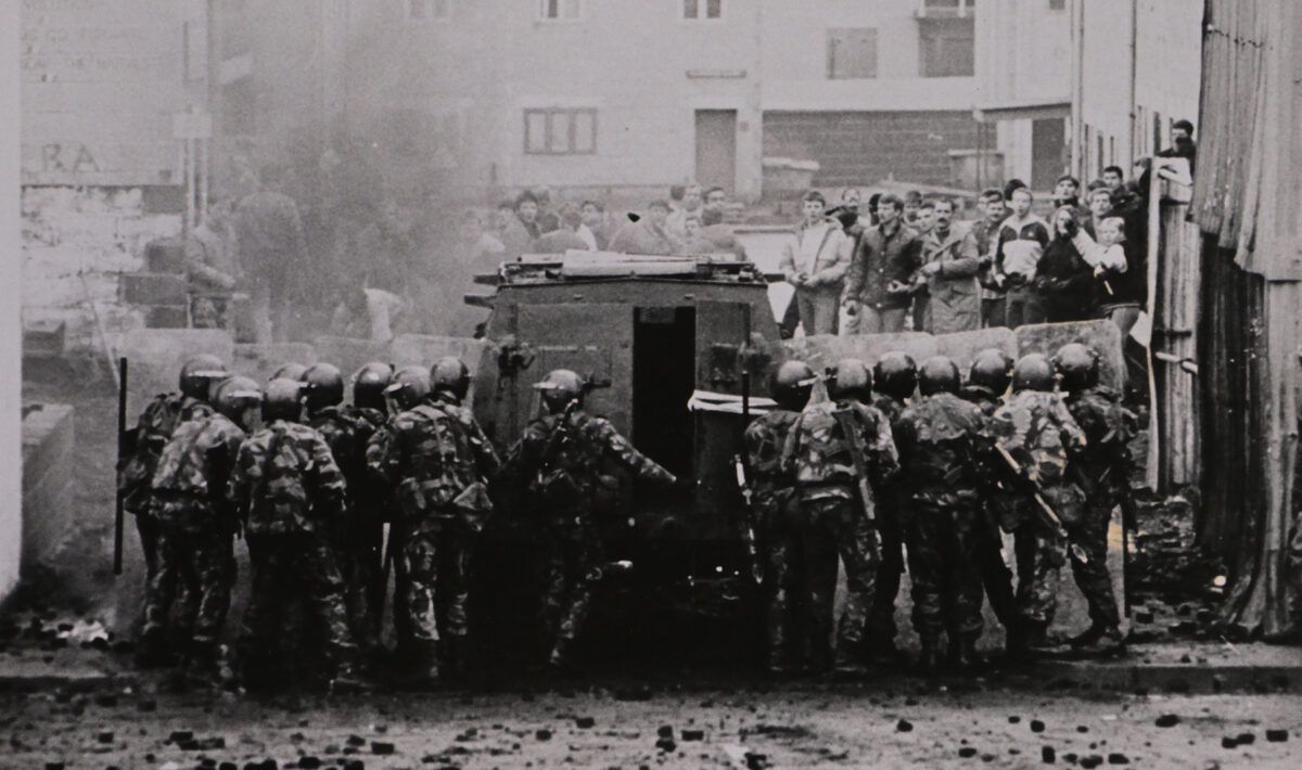 2nd Battalion (The Poachers) Royal Anglian Regiment Northern Ireland Circa 1982 riot 2nd Battalion (The Poachers) Royal Anglian Regiment Northern Ireland Circa 1982 riot
