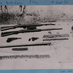 Weapons find in Northern Ireland 1973 2nd Battalion Royal Anglian Regiment.