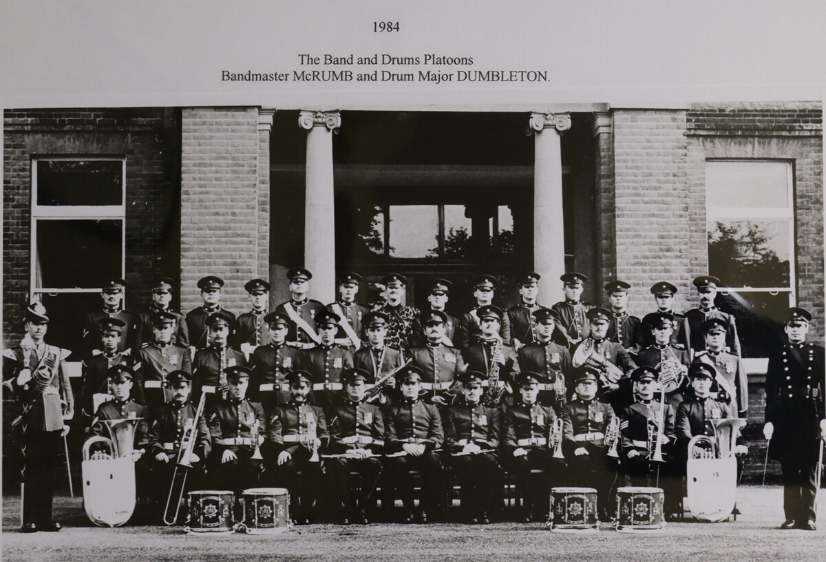The Band of the Royal Anglian Regiment and Drums Platoon 1984 The Band of the Royal Anglian Regiment and Drums Platoon 1984