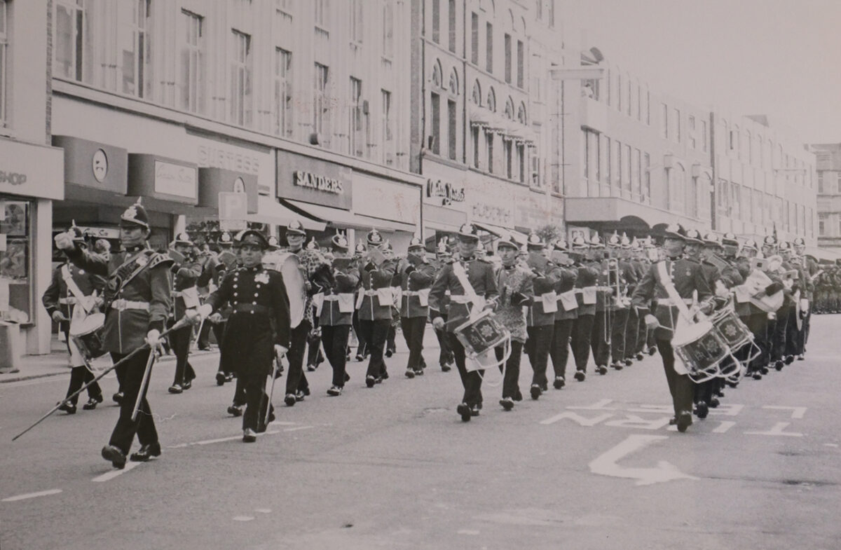 2nd Battalion Royal Anglian Regiment Band Freedom Parade Northampton 1983 2nd Battalion Royal Anglian Regiment Band Freedom Parade Northampton 1983