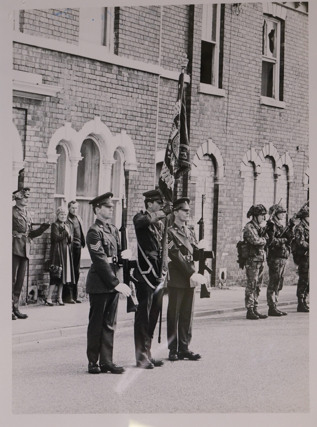 Royal Anglian Regiment Colours on parade Royal Anglian Regiment Colours on parade