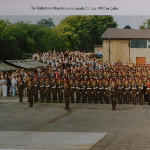 2nd Battalion Royal Anglian Regiment on parade 25 July 1992 in Celle Germany 2nd Battalion Royal Anglian Regiment on parade 25 July 1992 in Celle Germany