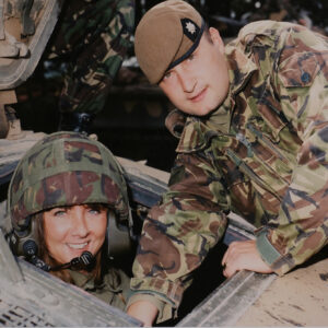 Mayoress of Lincoln with Lance Corporal Franklin Royal Anglian Regiment in 1997 Mayoress of Lincoln with Lance Corporal Franklin Royal Anglian Regiment in 1997