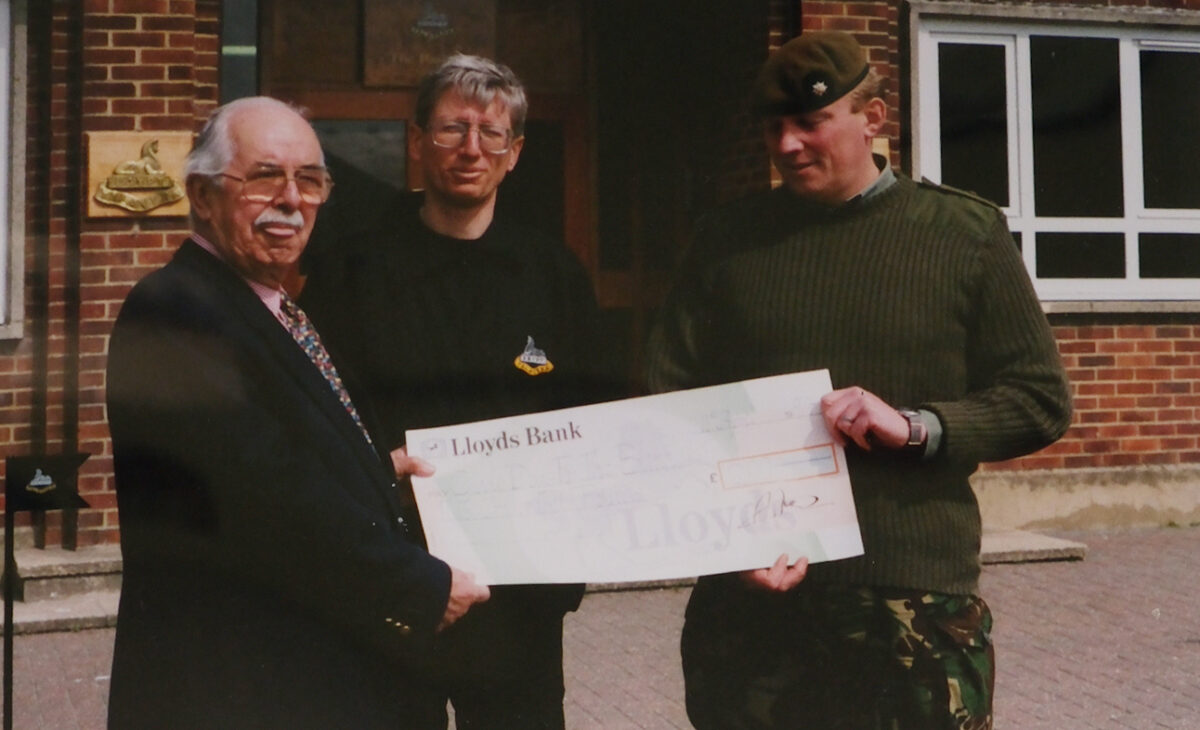 Charity Donation Lt Col Porter 2nd Battalion Royal Anglian Regiment. Charity Donation Lt Col Porter 2nd Battalion Royal Anglian Regiment.
