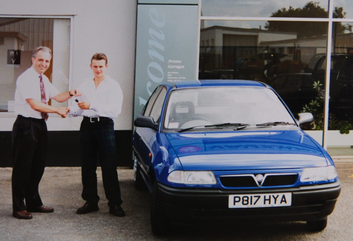 Royal Anglian Regiment Museum car competition winner Lance Corporal Maynall Royal Anglian Regiment Museum car competition winner Lance Corporal Maynall