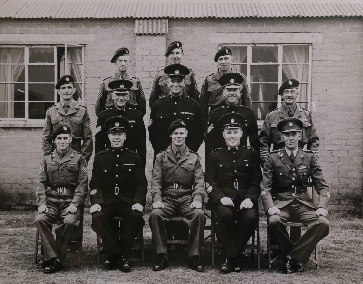 Company photograph Royal Anglian Regiment