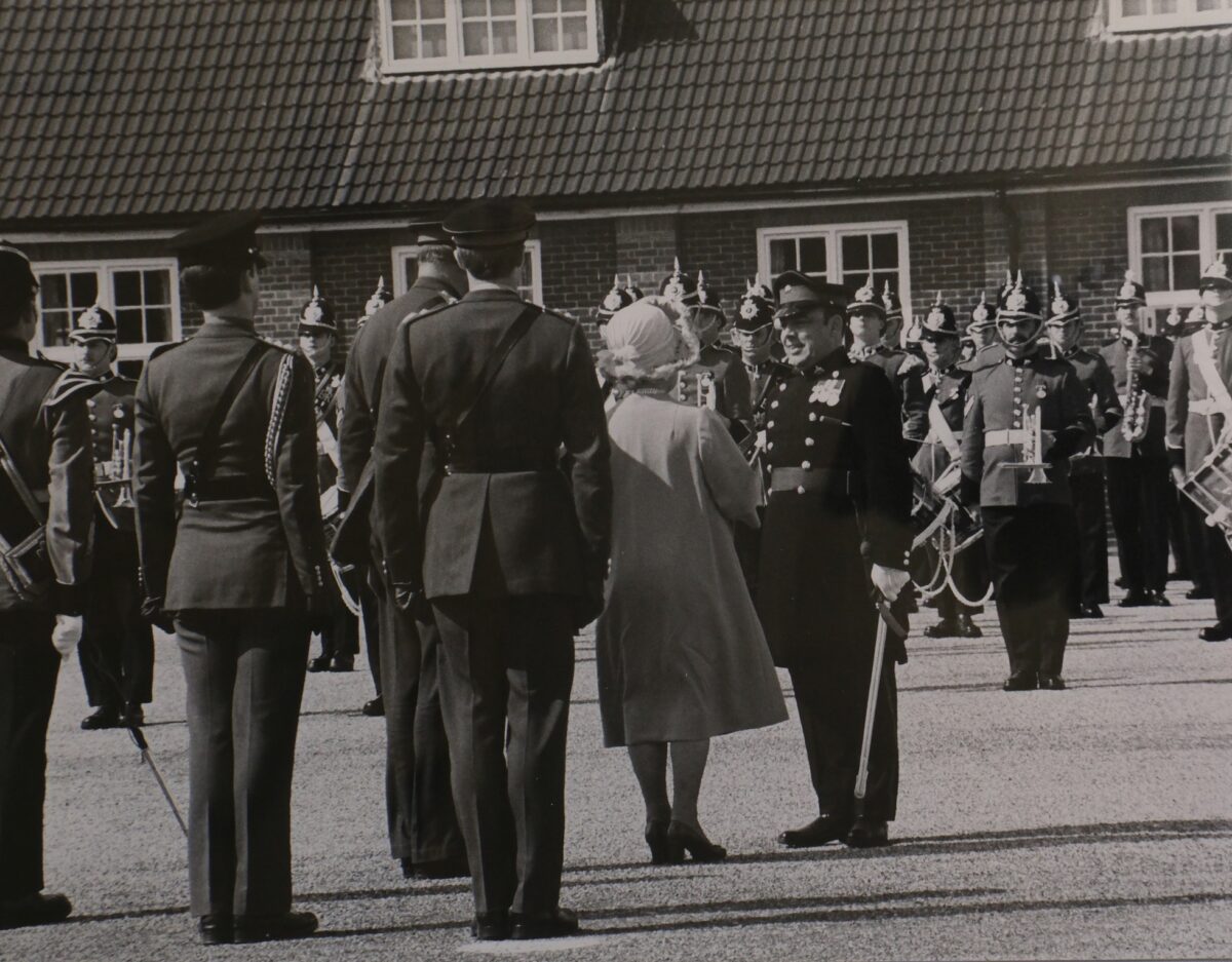 Band of the Royal Anglian Regiment with the Queen Mother Band of the Royal Anglian Regiment with the Queen Mother