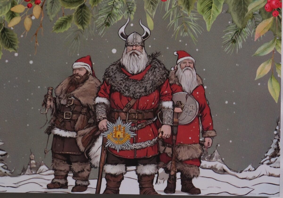Royal Anglian Regiment Christmas Card