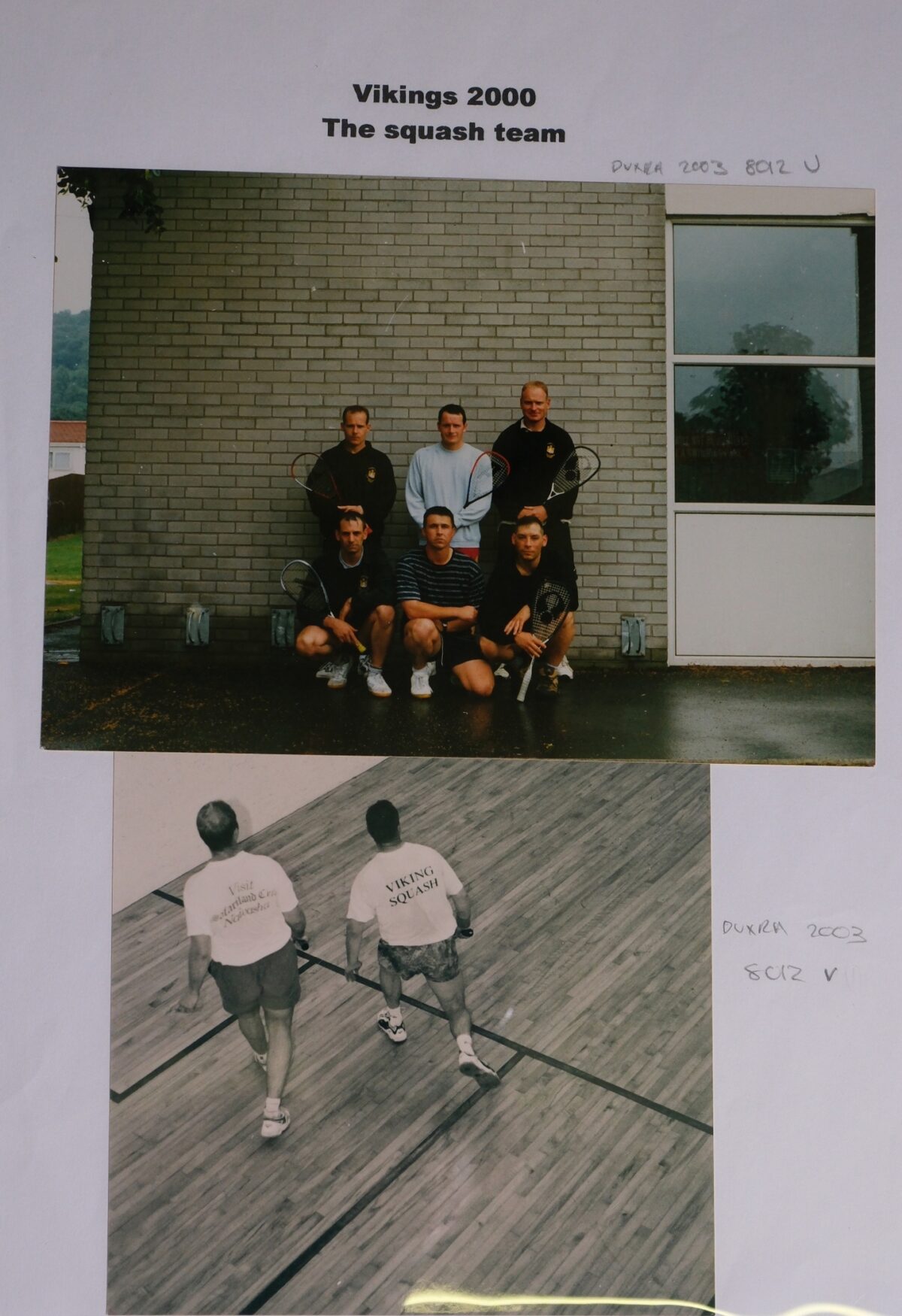 1st Battalion (The Vikings) Royal Anglian Regiment Squash team in 2000 1st Battalion (The Vikings) Royal Anglian Regiment Squash team in 2000