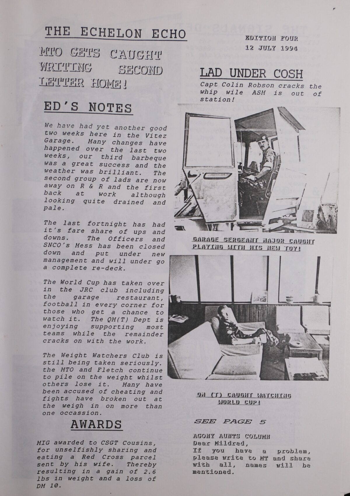 Echelon Echo Magazine 1994 Echelon Echo Magazine 1994